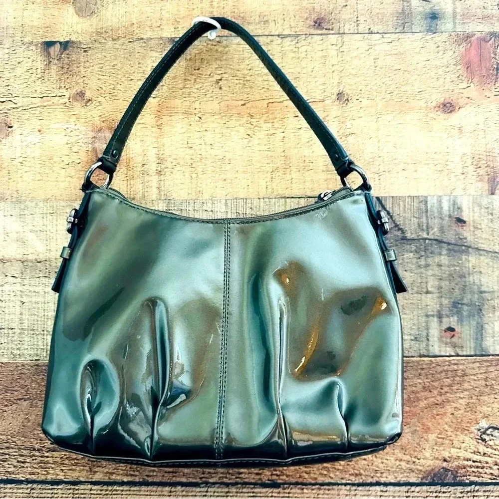 Coach Madison Patent Leather Shoulder/Satchel Bag - Picture 2 of 9